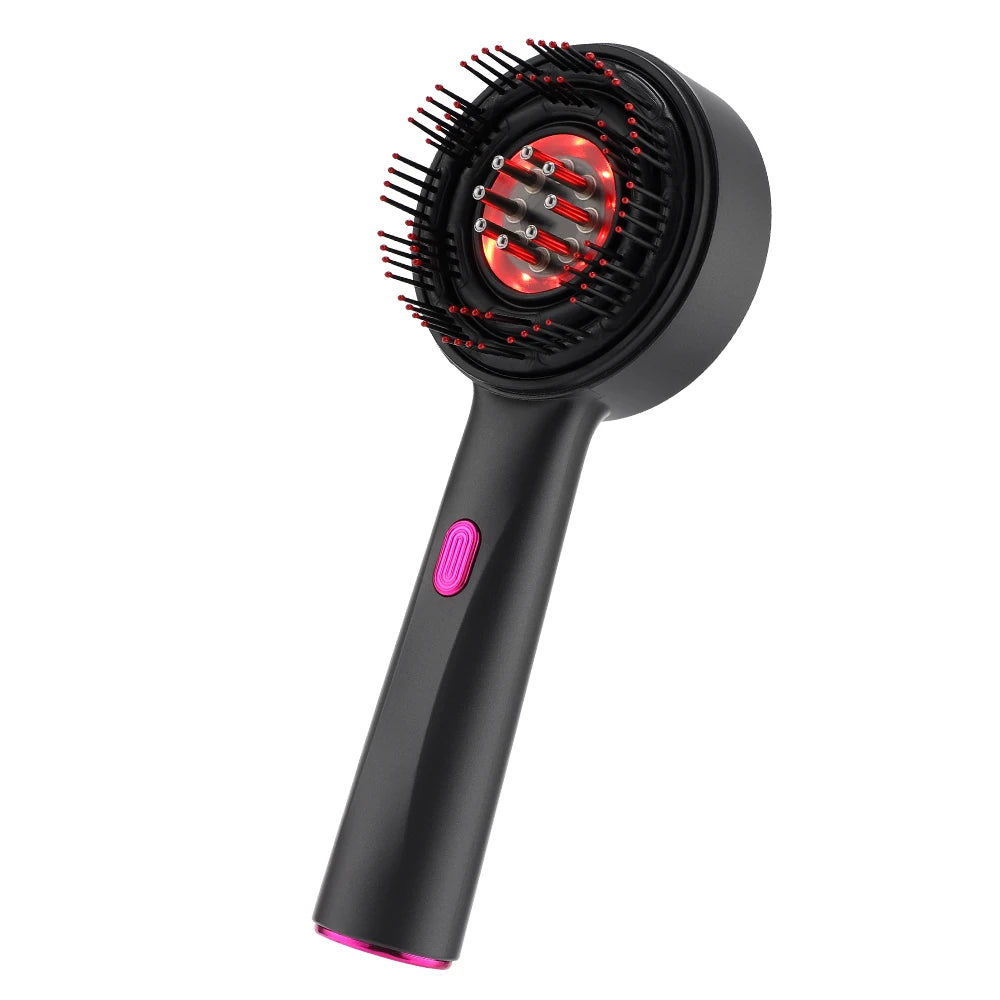 Electric Massage Comb with Oil Applicator