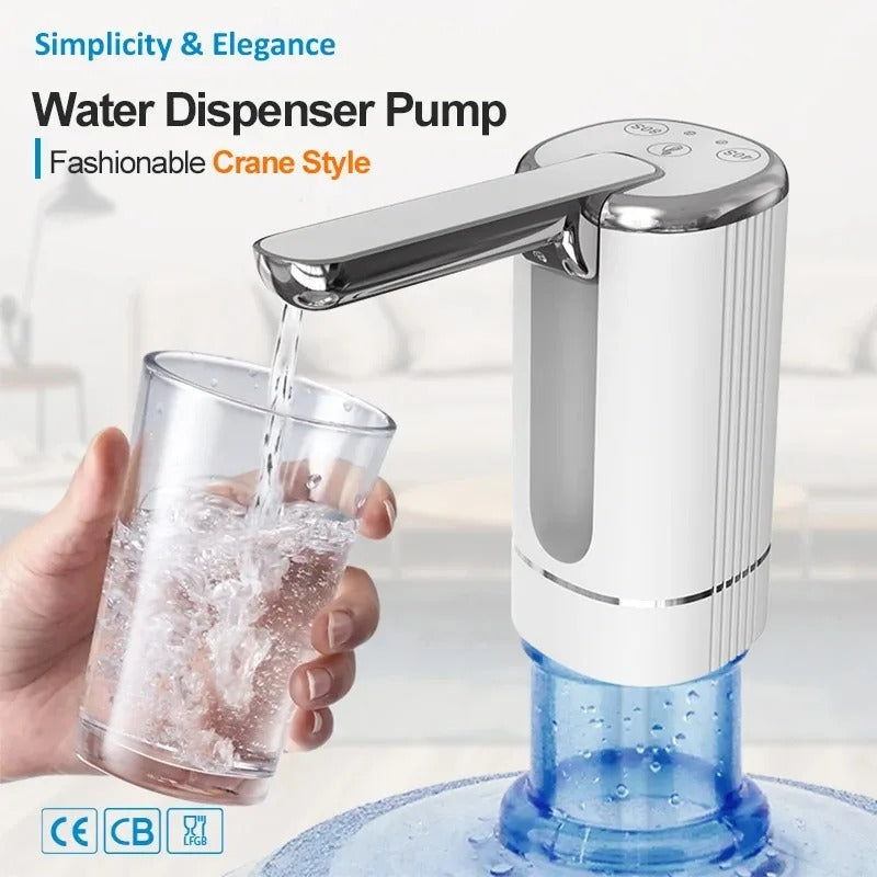 Foldable Electric Water Dispenser Pump (Rechargeable 1200mAh)