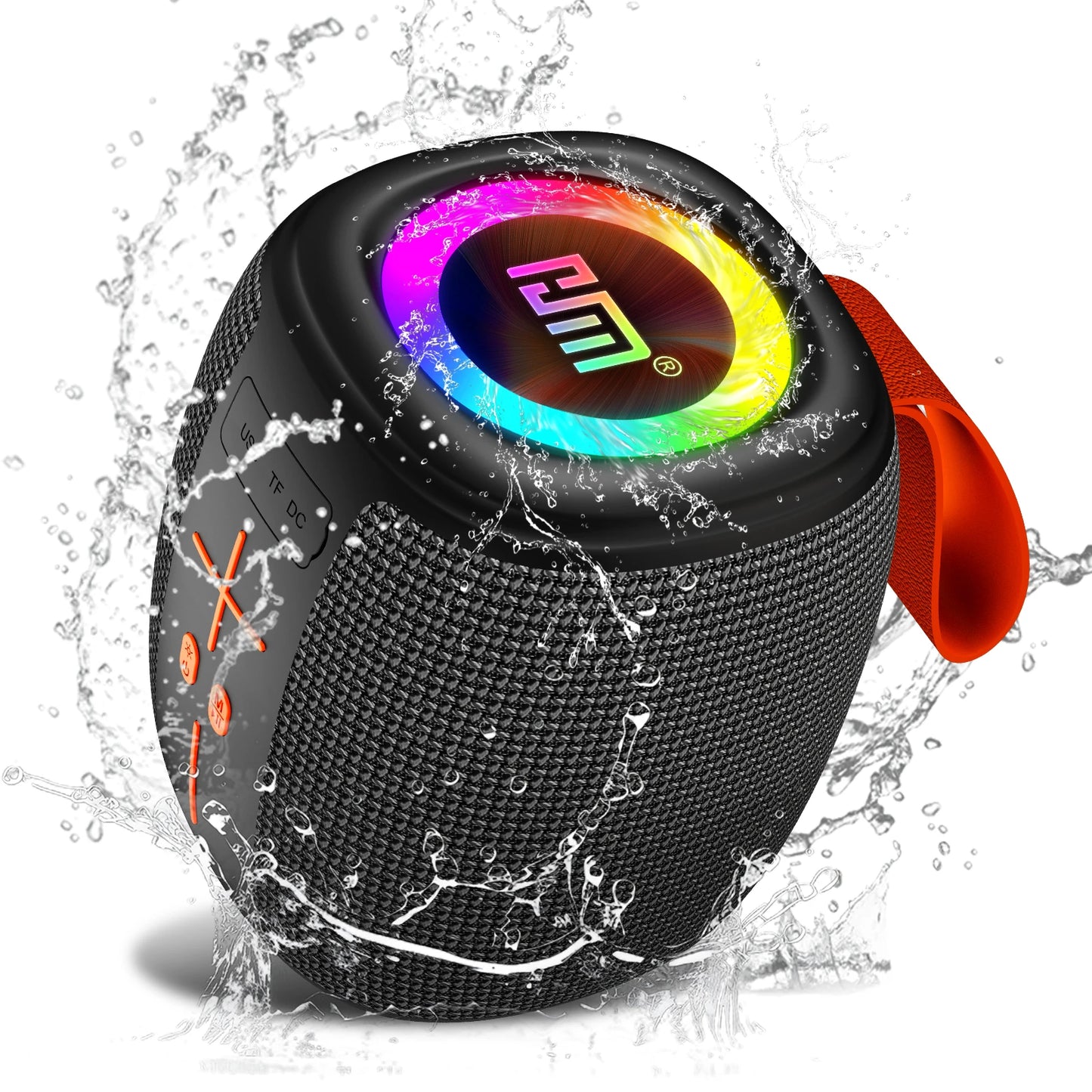 Portable Bluetooth Speaker with Lights