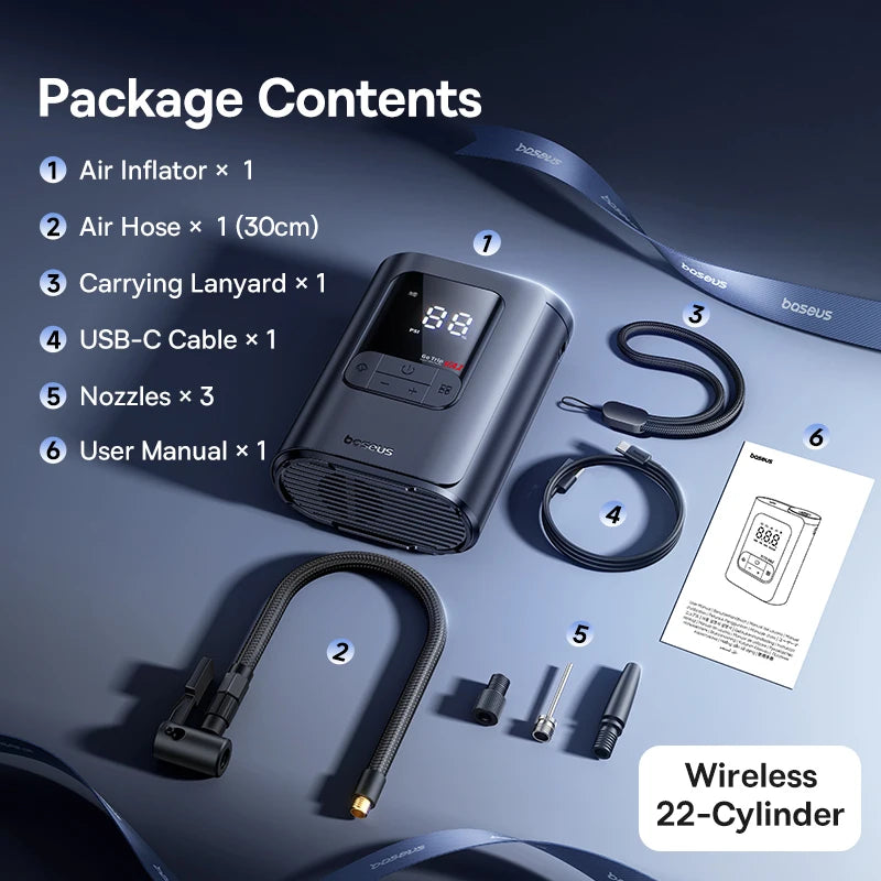 Baseus GoTrip VA1 Pro/Max Car Air Pump