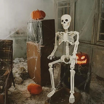Posable Halloween Skeleton Decoration