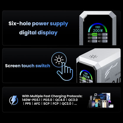 240W Digital Gan Charger