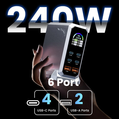 240W Digital Gan Charger