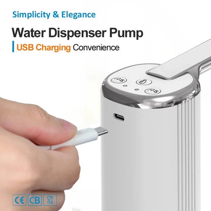 Foldable Electric Water Dispenser Pump (Rechargeable 1200mAh)